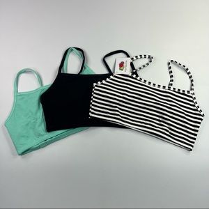 Fruit of the Loom Short Bra 3-Pack Spaghetti Strap 9036 Size 40 New